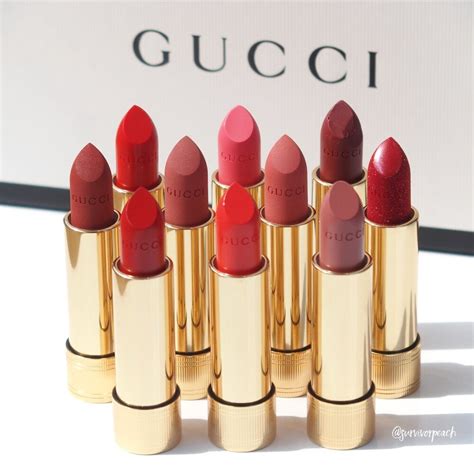 gucci beauty rouge a levres satin lipstick|gucci matte lip balm.